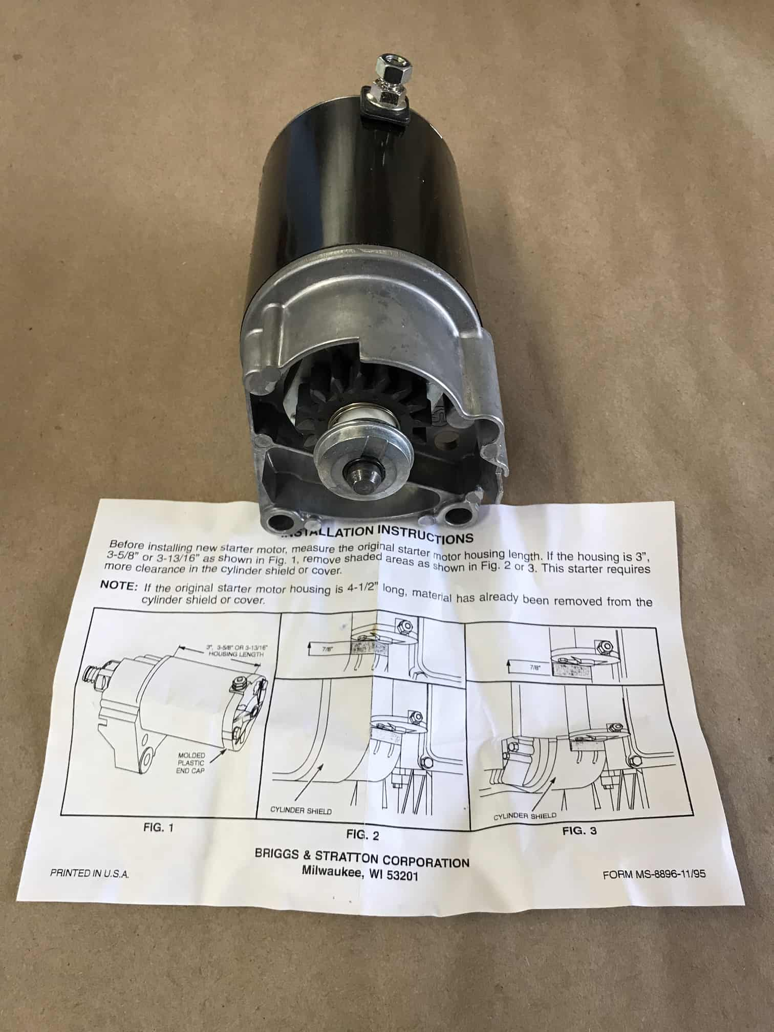 STARTER MOTOR - BRIGGS & STRATTON (497596)